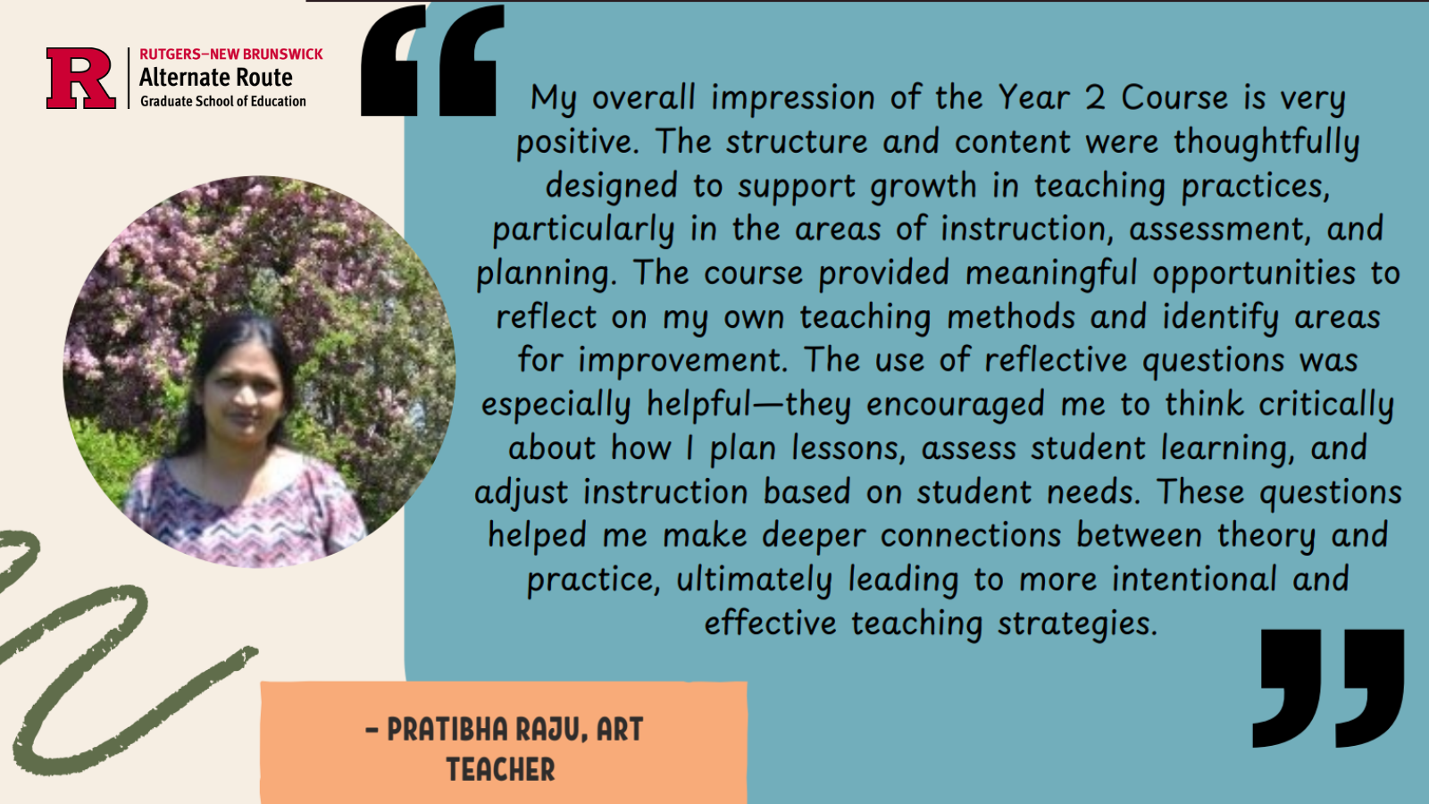 Pratibha headshot next to her quote