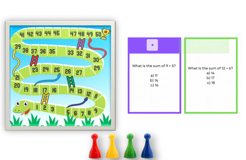Example of MathMoves game