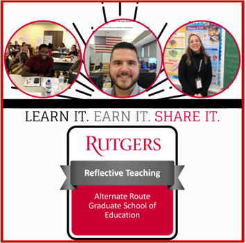 three head shots of educators in their classrooms