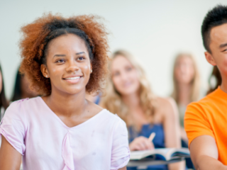 Classroom with diverse students