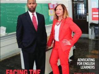 Jerell Blakeley on the cover of New Jersey Education Association Review