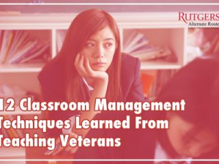 classroom management techniques learned from veteran NJ teachers