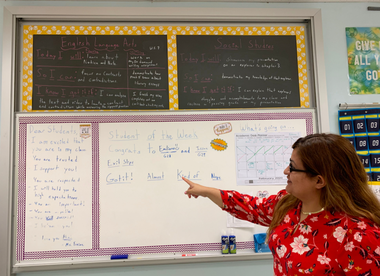 Image of woman in classroom